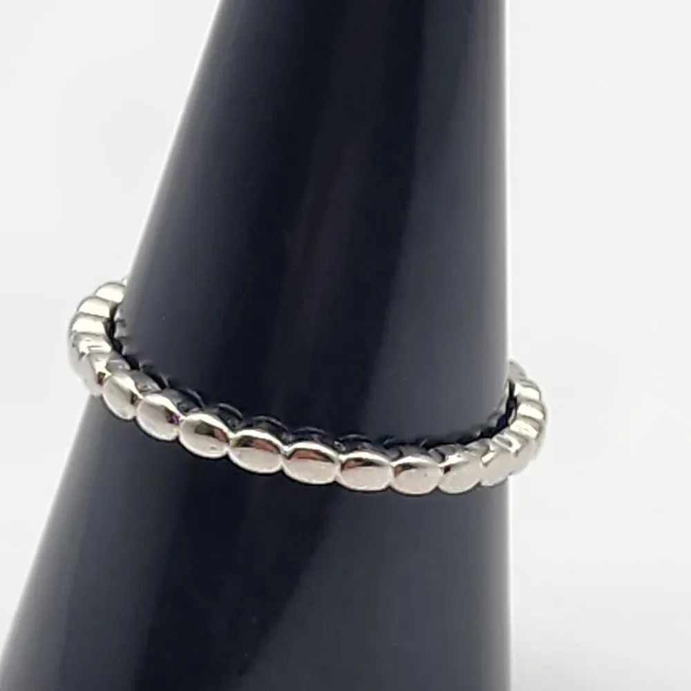Bomb Party Silver Tone Bead Ring (9)